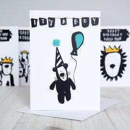 It's A Boy New Baby Card