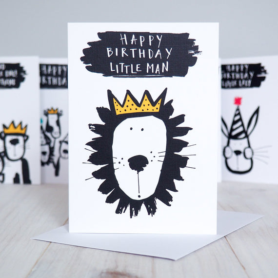 Birthday Lion Boy's Birthday Card