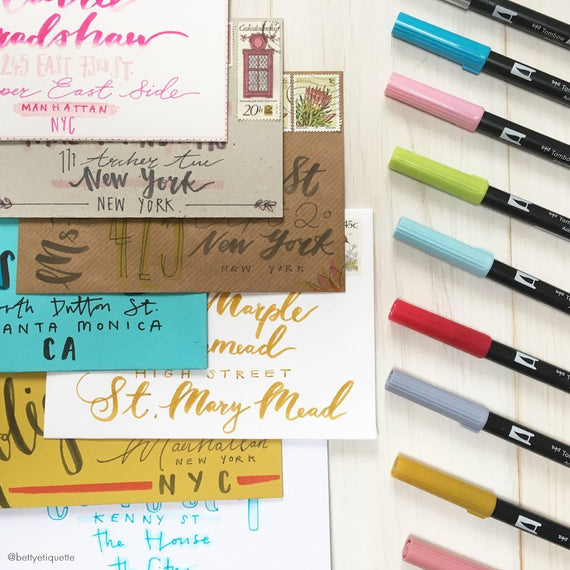 26 November 2017 - Tombow Brush Lettering @ CASS Art Islington