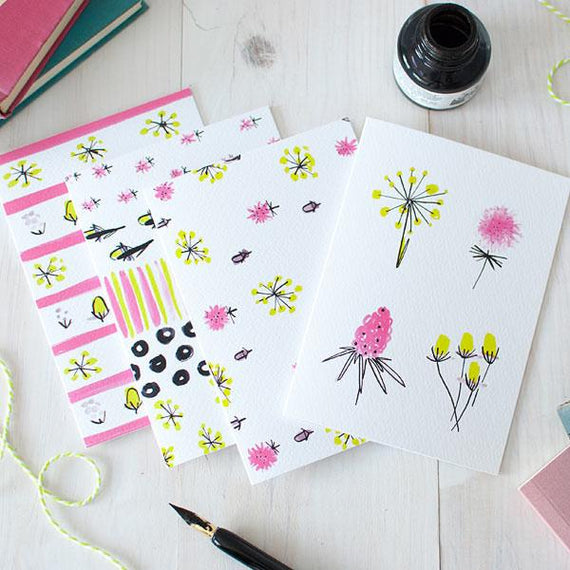 Fine And Dandy Floral Notecard Set (Trade)