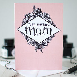 (Trade) Beautiful Mum greeting card