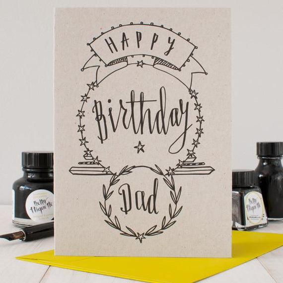 Happy Birthday Dad birthday card