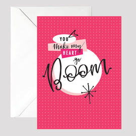 Heart Goes Boom Card - © Betty Etiquette 2017