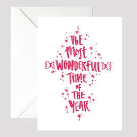 Wonderful Time Christmas Card - © Betty Etiquette 2017