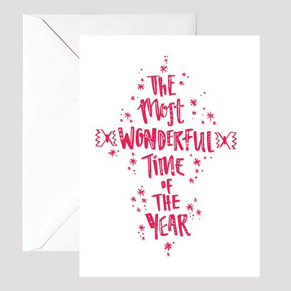 Wonderful Time Christmas Card - © Betty Etiquette 2017