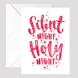 Silent Night Christmas Card - © Betty Etiquette 2017