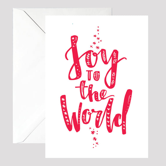 Joy To The World Christmas Card - © Betty Etiquette 2017