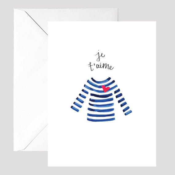 Je Taime Card - © Betty Etiquette 2017