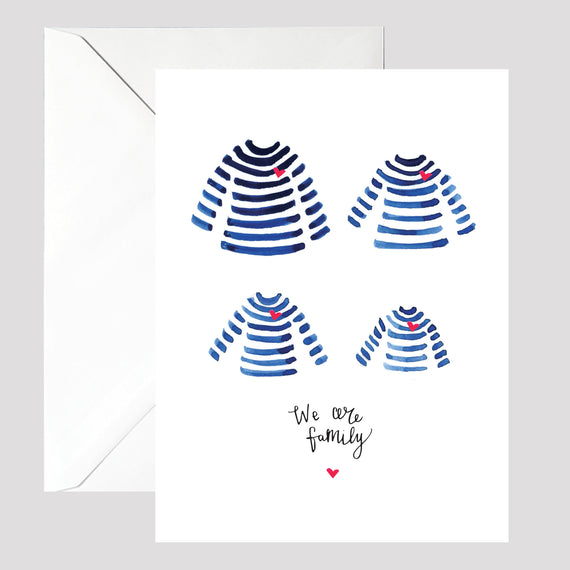 We Are Family Card - © Betty Etiquette 2017