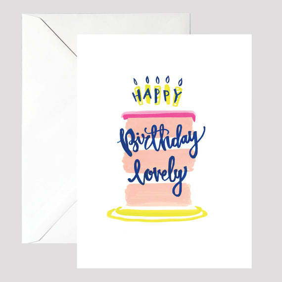 Cake Happy Birthday Card - © Betty Etiquette 2017
