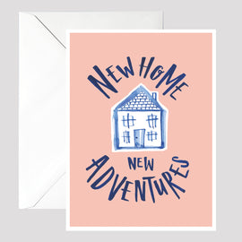 Pink New Home Card - © Betty Etiquette 2017