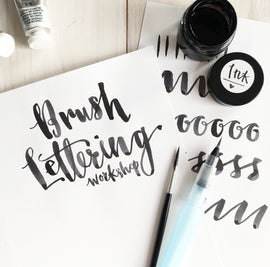 11 October 2017 - Brush Lettering Workshop @ Hero, Stockbridge