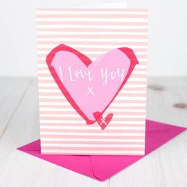 I Love You Valentine's Card