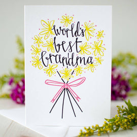 World's Best Grandma Card